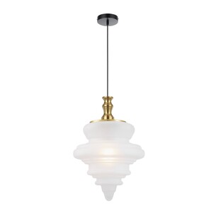 PRIVAS PE38-AGFR - PRIVAS 38CM PENDANT LIGHT - ANTIQUE GOLDPRIVAS PE38-AGFR