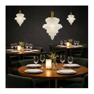 PRIVAS PE38-AGFR - PRIVAS 38CM PENDANT LIGHT - ANTIQUE GOLDPRIVAS PE38-AGFR 2