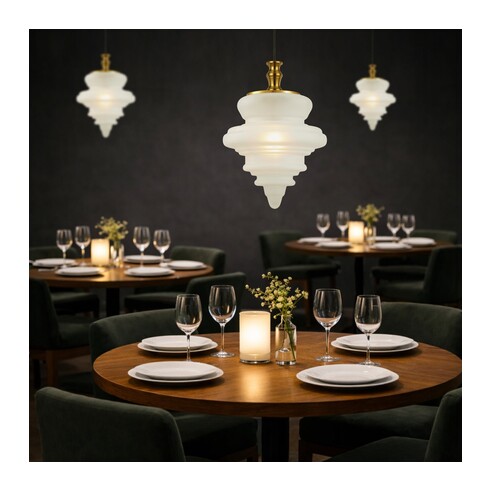 PRIVAS PE38-AGFR - PRIVAS 38CM PENDANT LIGHT - PRIVAS PE38-AGFR