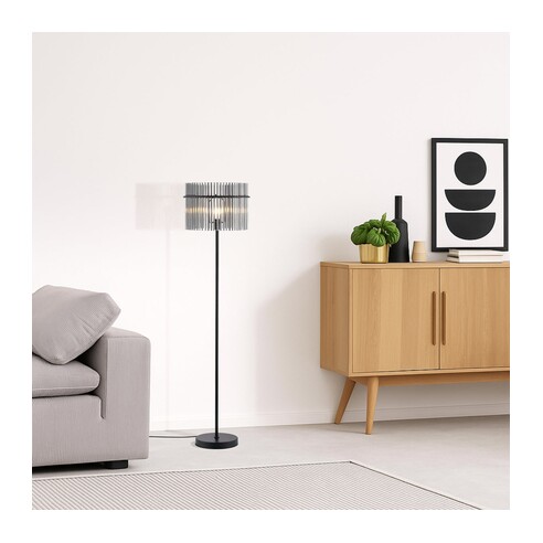 QUILO FL-BKSM - QUILO FLOOR LAMP - BLACKQUILO FL-BKSM