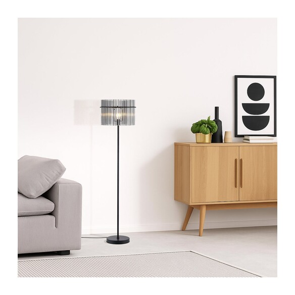 QUILO FL-BKSM - QUILO FLOOR LAMP - BLACKQUILO FL-BKSM