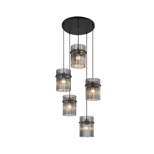 QUILO PE5-BKSM - QUILO 5 LIGHT PENDANT - BLACK
