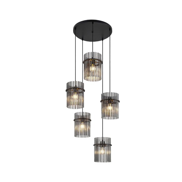 QUILO PE5-BKSM - QUILO 5 LIGHT PENDANT - BLACK