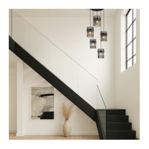 QUILO PE5-BKSM - QUILO 5 LIGHT PENDANT - BLACKQUILO PE5-BKSM 2