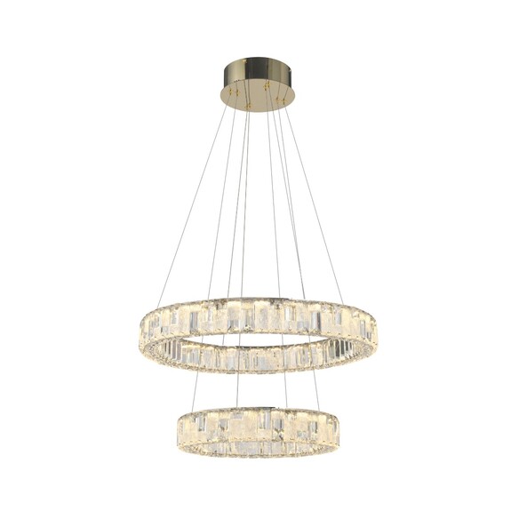 RIAS PE2T-GD3C - RIAS 2 TIER PENDANT - GOLD
