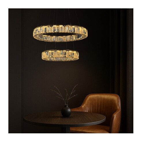 RIAS PE2T-GD3C - RIAS 2 TIER PENDANT - GOLDRIAS PE2T-GD3C