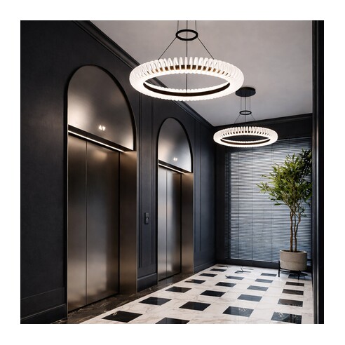 ROMAY PE80-BKOP - ROMAY 80 PENDANT LIGHT - BLACKROMAY PE80-BKOP