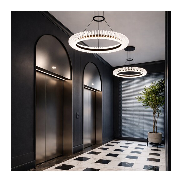 ROMAY PE80-BKOP - ROMAY 80 PENDANT LIGHT - BLACKROMAY PE80-BKOP