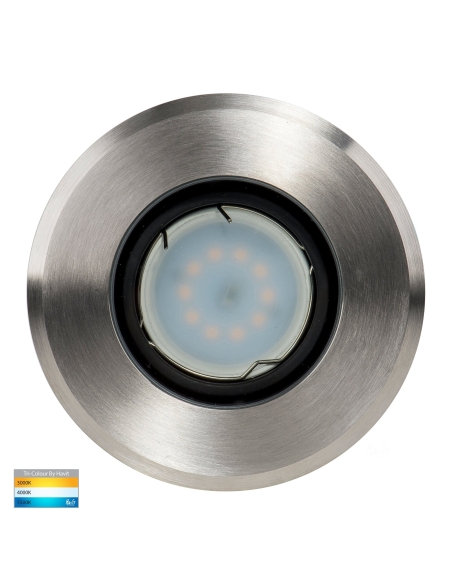 HV1825T - Luta 316 Stainless Steel TRI Colour Adjustable Inground Light