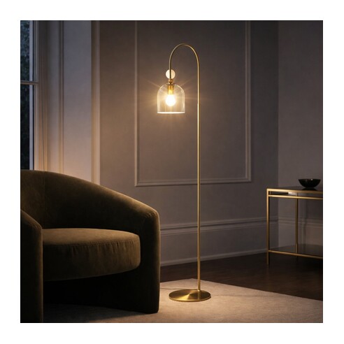 ROTIF FL-BRS - ROTIF FLOOR LAMP - BRASSROTIF FL-BRS