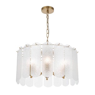 SAMONA PE06-AGCL - SAMONA 6 LIGHT PENDANT - ANTIQUE GOLDSAMONA PE06-AGCL