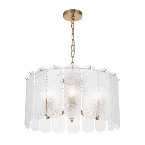 SAMONA PE06-AGCL - SAMONA 6 LIGHT PENDANT - ANTIQUE GOLD