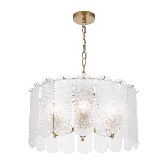 SAMONA PE06-AGCL - SAMONA 6 LIGHT PENDANT - ANTIQUE GOLD