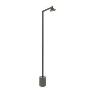SATROM FL-ABWH - SATROM FLOOR LAMP - ANTIQUE BRASSSATROM FL-ABWH