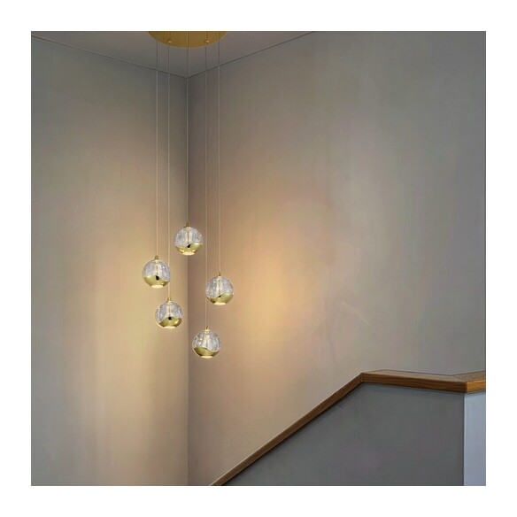SEGOVIA PE5-GD - SEGOVIA 5 LIGHT PENDANT - GOLDSEGOVIA PE5-GD