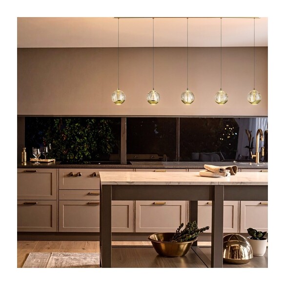 SEGOVIA PE5B-GD - SEGOVIA 5 LIGHT BAR PENDANT - SEGOVIA PE5B-GD