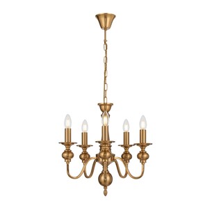 SIEDEL PE05-CP - SIEDEL 5 LIGHT PENDANT - CopperSIEDEL PE05-CP