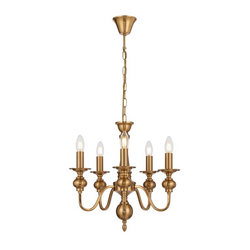 SIEDEL PE05-CP - SIEDEL 5 LIGHT PENDANT - Copper
