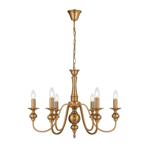 SIEDEL PE06-CP - SIEDEL 6 LIGHT PENDANT - Copper