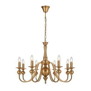 SIEDEL PE08-CP - SIEDEL 8 LIGHT PENDANT - CopperSIEDEL PE08-CP