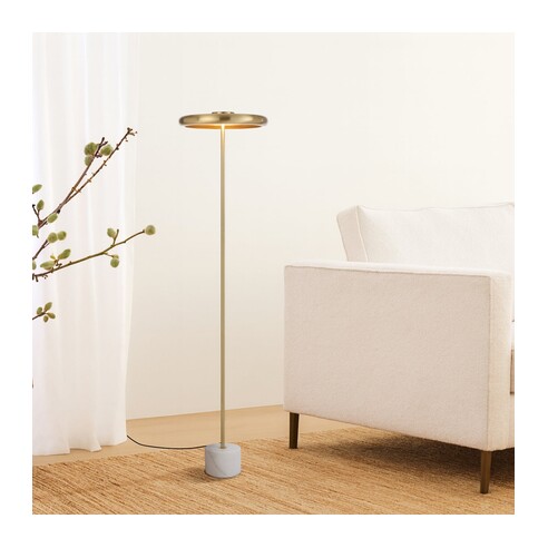 SISBY FL-ABBKM - SISBY FLOOR LAMP - ANTIQUE BRASSSISBY FL-ABBKM