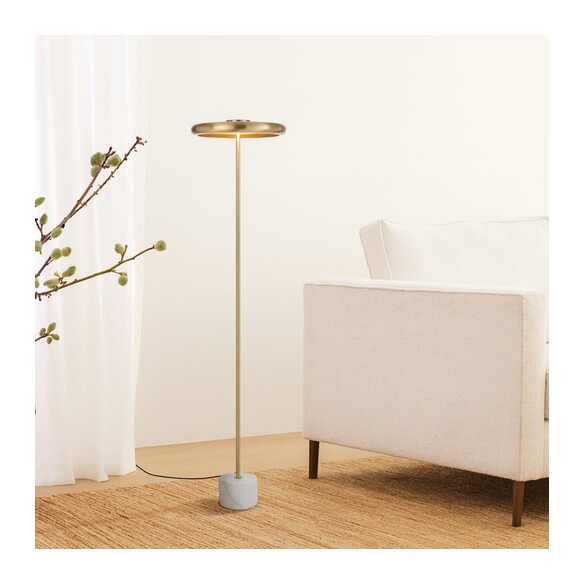 SISBY FL-BMWHM - SISBY FLOOR LAMP - Brass MattSISBY FL-BMWHM