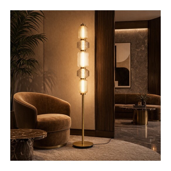 TORSO FL-BK - TORSO FLOOR LAMP - BLACKTORSO FL-BK