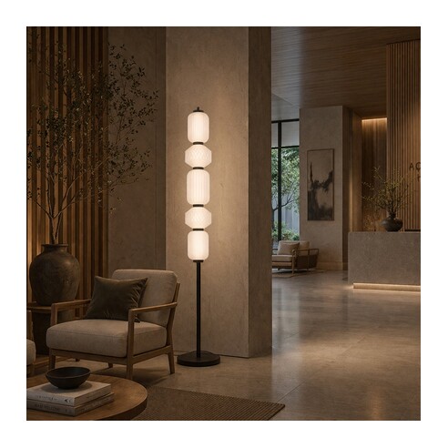 TORSO FL-BK - TORSO FLOOR LAMP - BLACKTORSO FL-BK