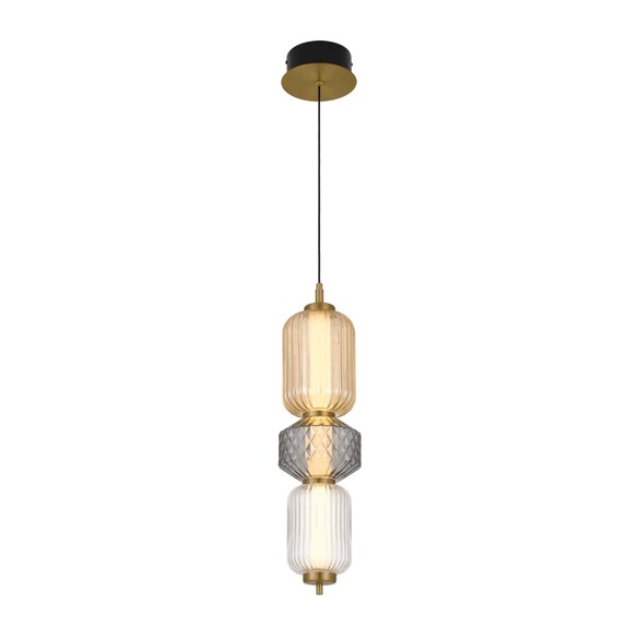TORSO PE3-BRS - TORSO 3 LIGHT PENDANT - BRASS