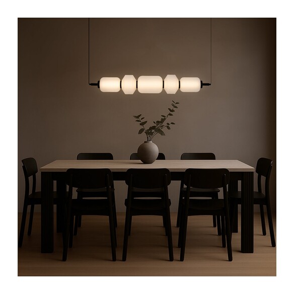 TORSO PE5-BK - TORSO 5 LIGHT PENDANT - BLACKTORSO PE5-BK