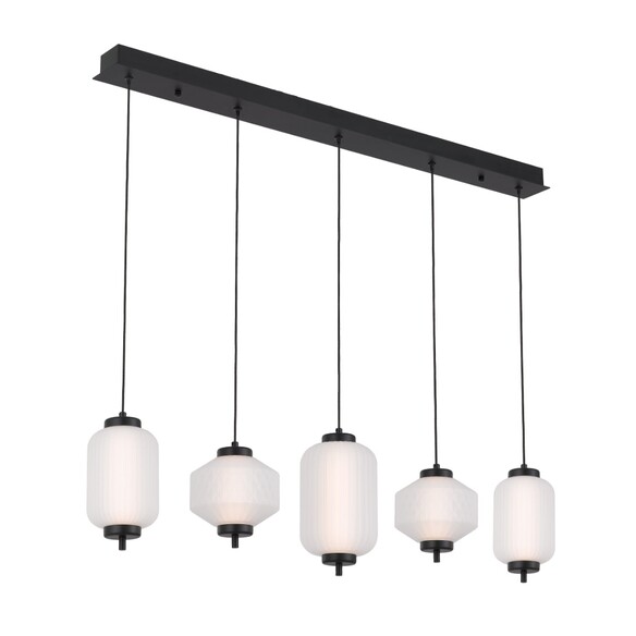 TORSO PE5B-BK - TORSO 5 LIGHT BAR PENDANT - BLACK