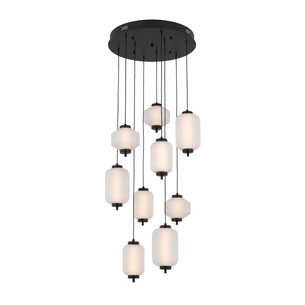 TORSO PE9-BRS - TORSO 9 LIGHT PENDANT - BRASSTORSO PE9-BRS