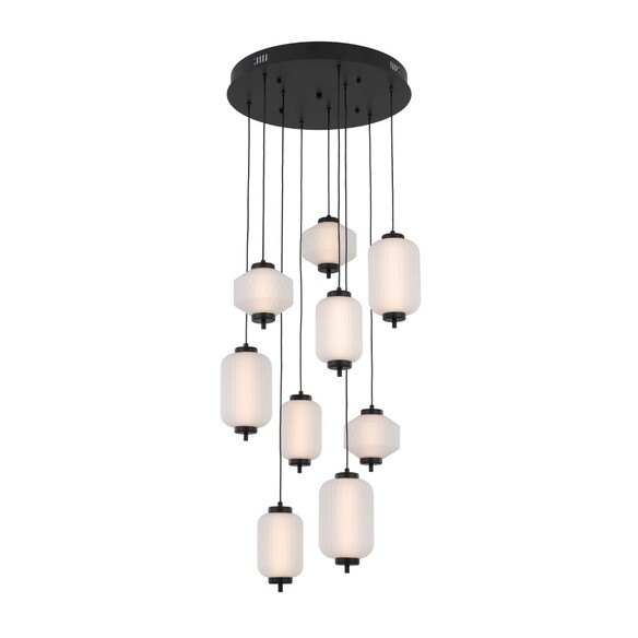 TORSO PE9-BRS - TORSO 9 LIGHT PENDANT - BRASS