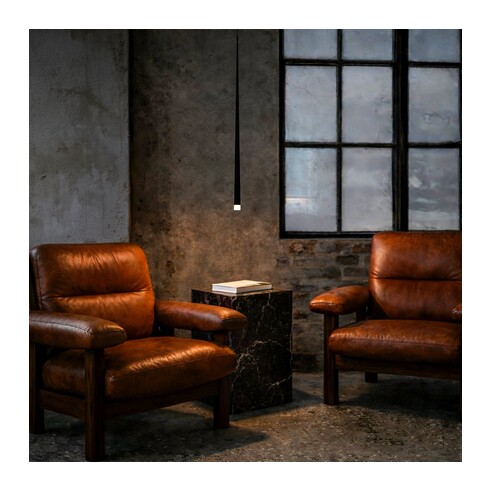 TRINA PE1-BK - TRINA 1 LIGHT PENDANT - BLACKTRINA PE1-BK