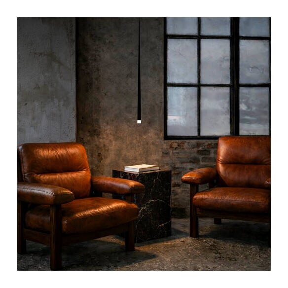 TRINA PE1-BK - TRINA 1 LIGHT PENDANT - BLACKTRINA PE1-BK