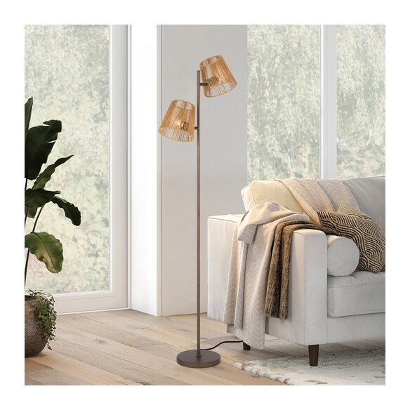 VALORA FL2-GMBK - VALORA FLOOR LAMP - BLACKVALORA FL2-GMBK