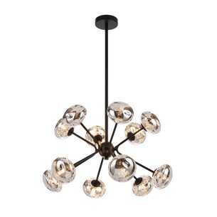 VARLIN PE12-BKMR - VARLIN 12 LIGHT PENDANT - BLACKVARLIN PE12-BKMR