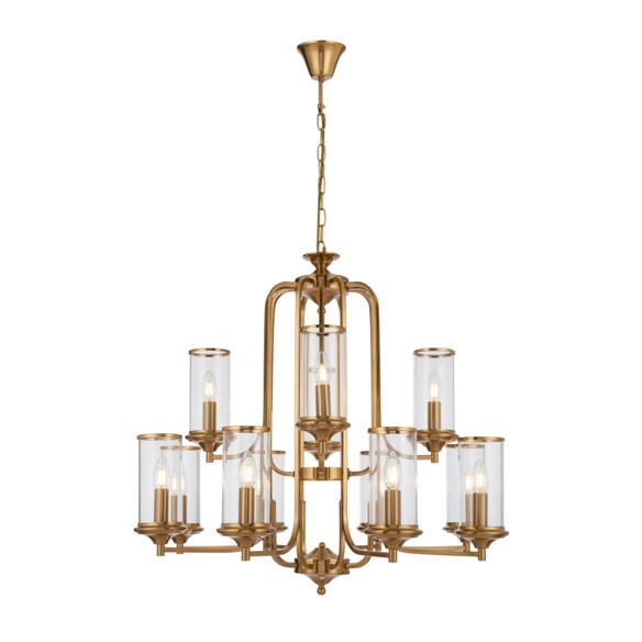 VELDEN PE12-CP - VELDEN 8+4 LIGHT PENDANT - Copper