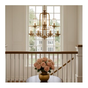 VELDEN PE12-CP - VELDEN 8+4 LIGHT PENDANT - CopperVELDEN PE12-CP 2