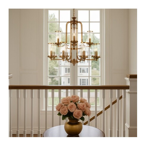 VELDEN PE12-CP - VELDEN 8+4 LIGHT PENDANT - CopperVELDEN PE12-CP