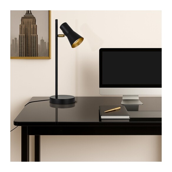 VERIK TL-BRSBK - VERIK TABLE LAMP - BRASSVERIK TL-BRSBK