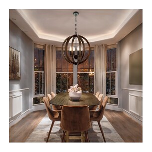 VESTAL PE4-BK - VESTAL 4 LIGHT PENDANT - BLACKVESTAL PE4-BK 2