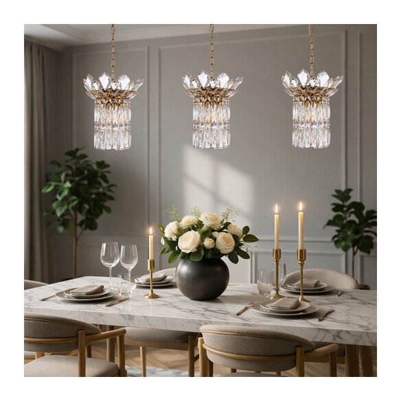 VIRELL PE3-GD - VIRELL 3 LIGHT PENDANT - GOLDVIRELL PE3-GD