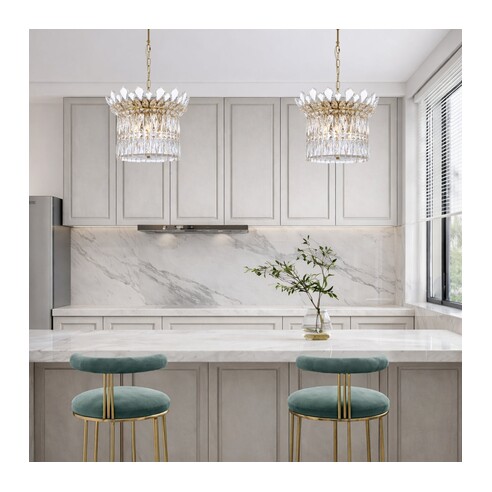 VIRELL PE6-CH - VIRELL 6 LIGHT PENDANT - CHROMEVIRELL PE6-CH