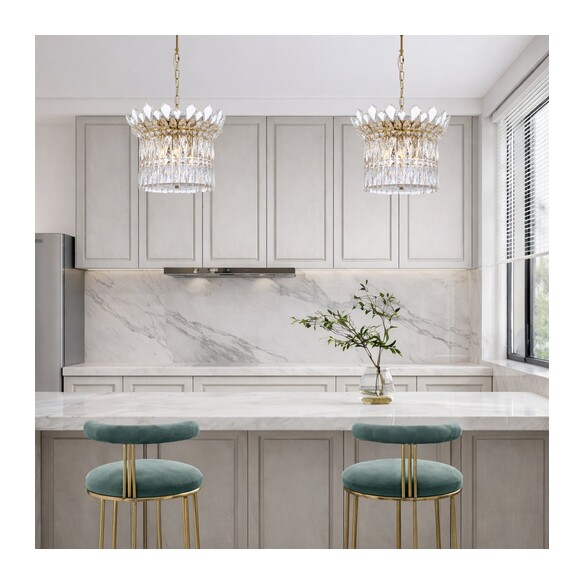 VIRELL PE6-CH - VIRELL 6 LIGHT PENDANT - CHROMEVIRELL PE6-CH