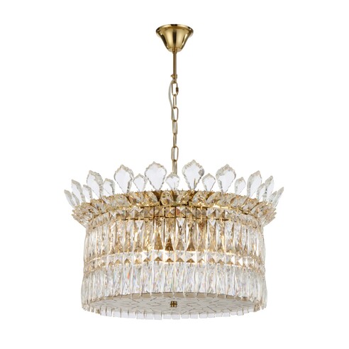 VIRELL PE9-GD - VIRELL 9 LIGHT PENDANT - GOLD