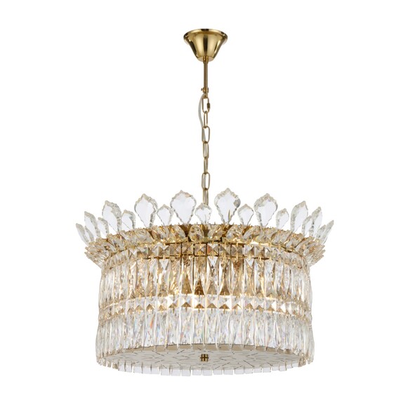 VIRELL PE9-GD - VIRELL 9 LIGHT PENDANT - GOLD