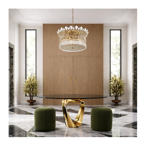 VIRELL PE9-GD - VIRELL 9 LIGHT PENDANT - GOLDVIRELL PE9-GD