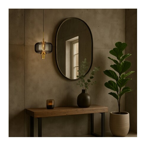 VOLEN PE1-BKSM - VOLEN 1 LIGHT PENDANT - BLACKVOLEN PE1-BKSM