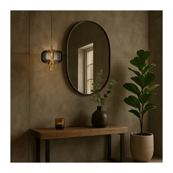 VOLEN PE1-BKSM - VOLEN 1 LIGHT PENDANT - BLACKVOLEN PE1-BKSM